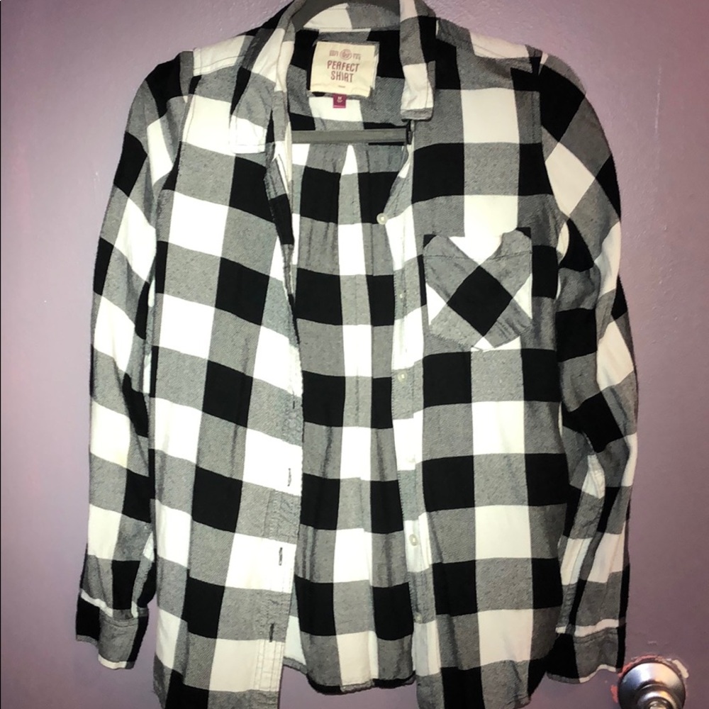 Flannel top/jacked
